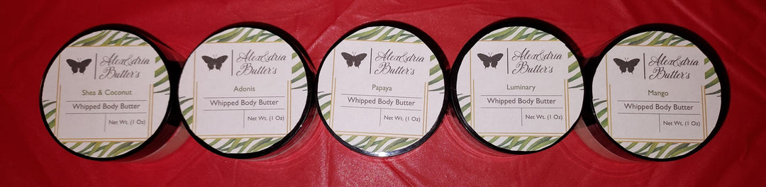 1 oz Body Scrub & Body Butter Samples